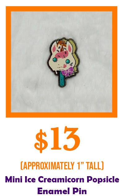 Mini Ice Creamicorn Popsicle Enamel Pin