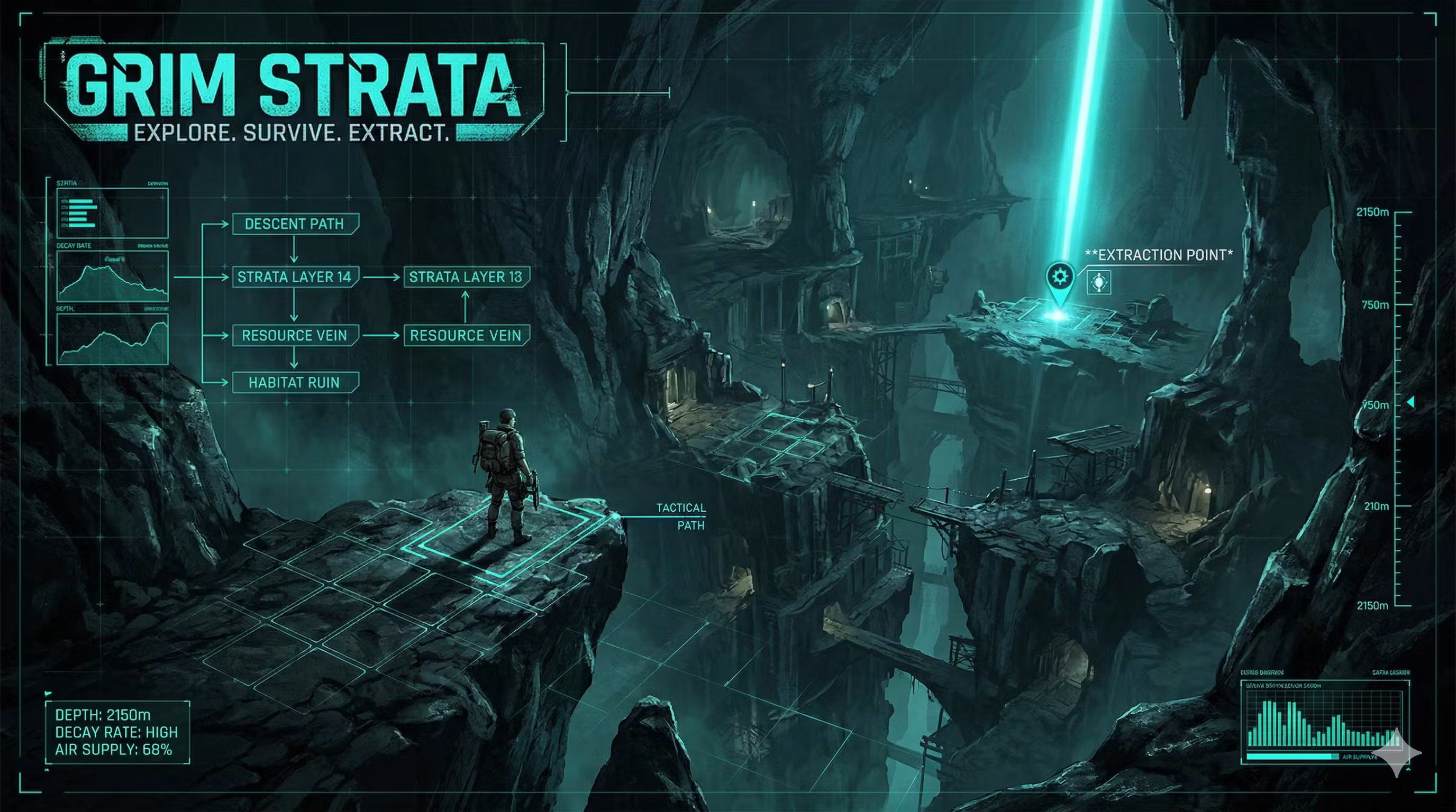 Grimstrata: A Tactical Extraction RPG