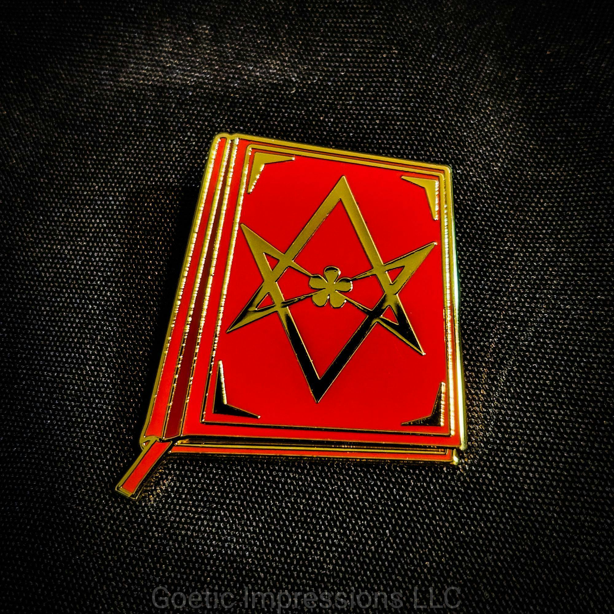 Book of the Law Enamel Pin