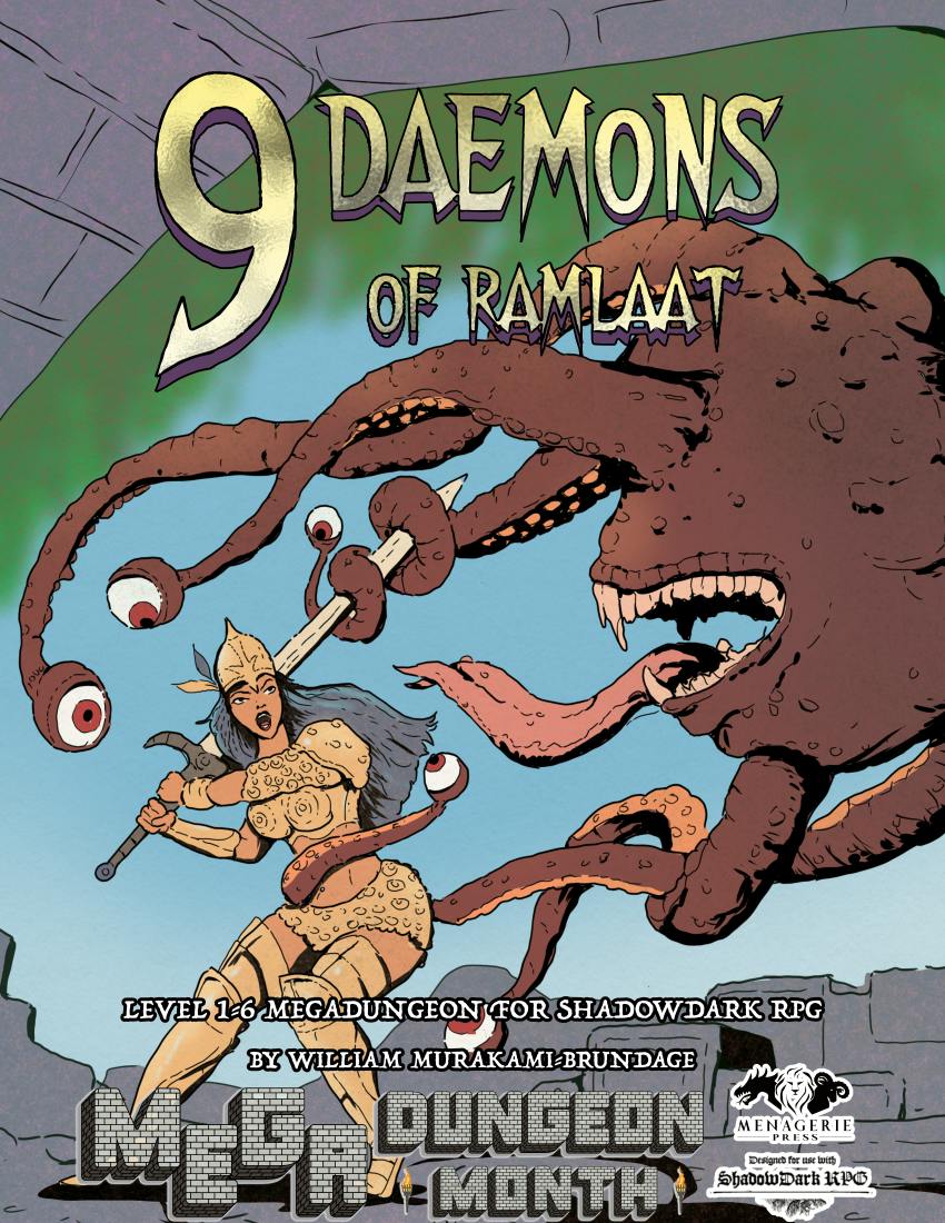9 Daemons of Ramlaat for Shadowdark RPG (PDF)