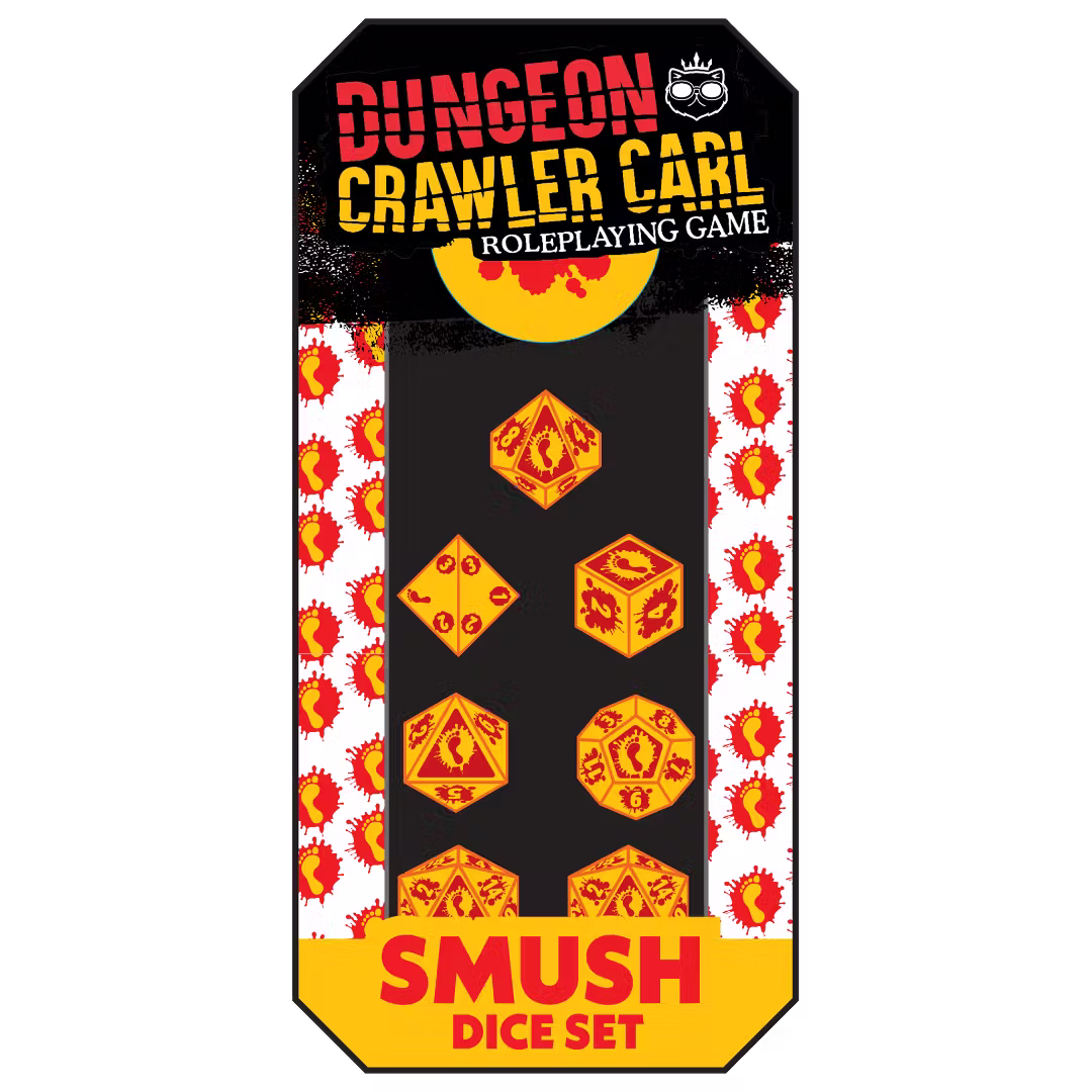 Dungeon Crawler Carl RPG Smush Dice Set