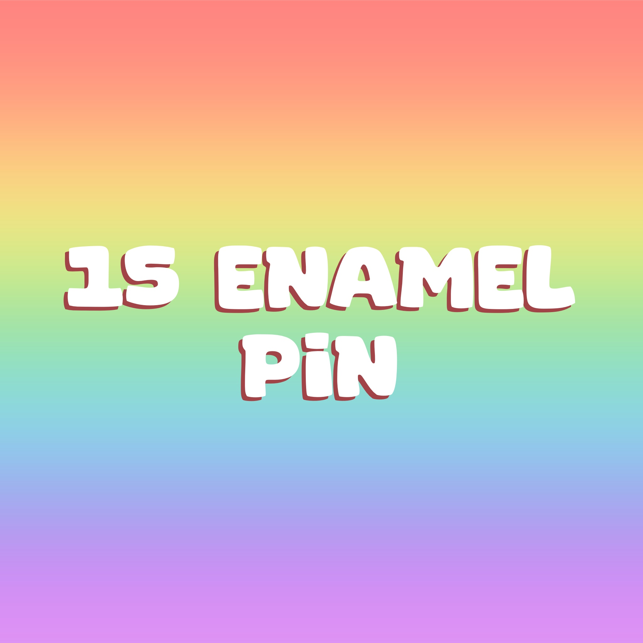 15 Enamel pins