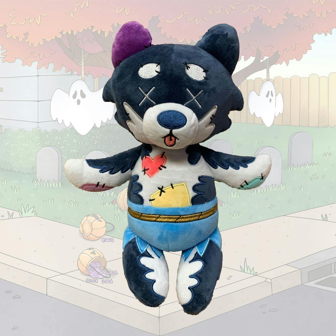 Night Wolf Voodoo Doll 12" Plushie