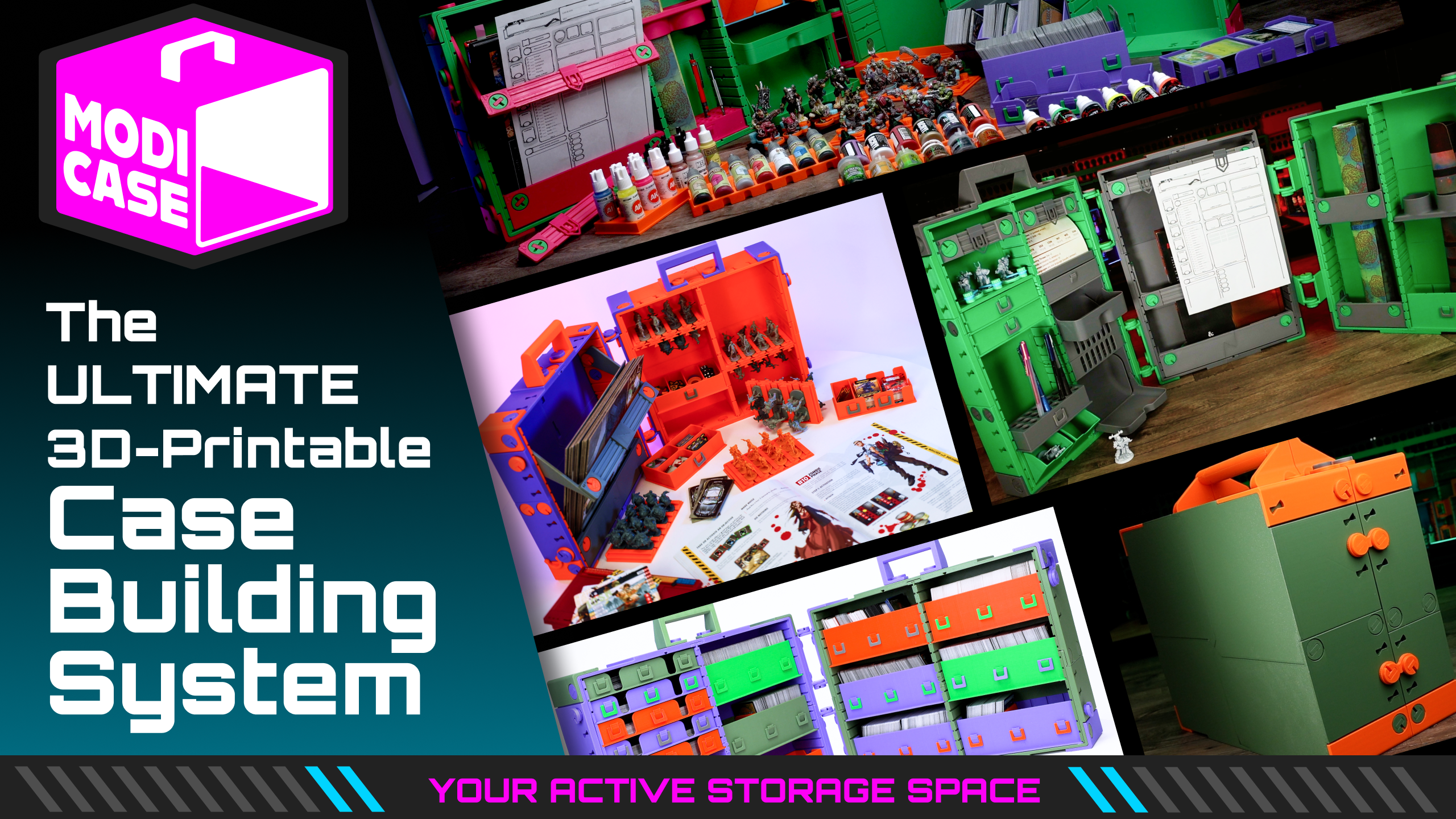 Modi Case: The 3D Printable Case Building System