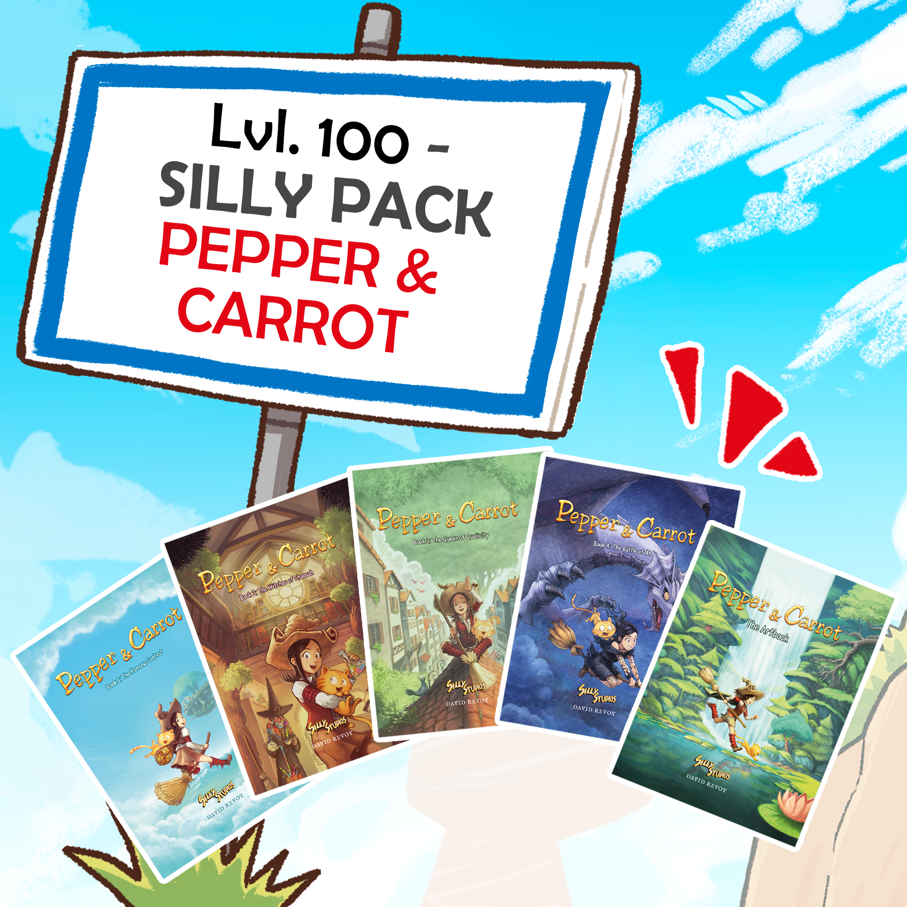 Lvl. 100 - Silly Pack "Pepper & Carrot"
