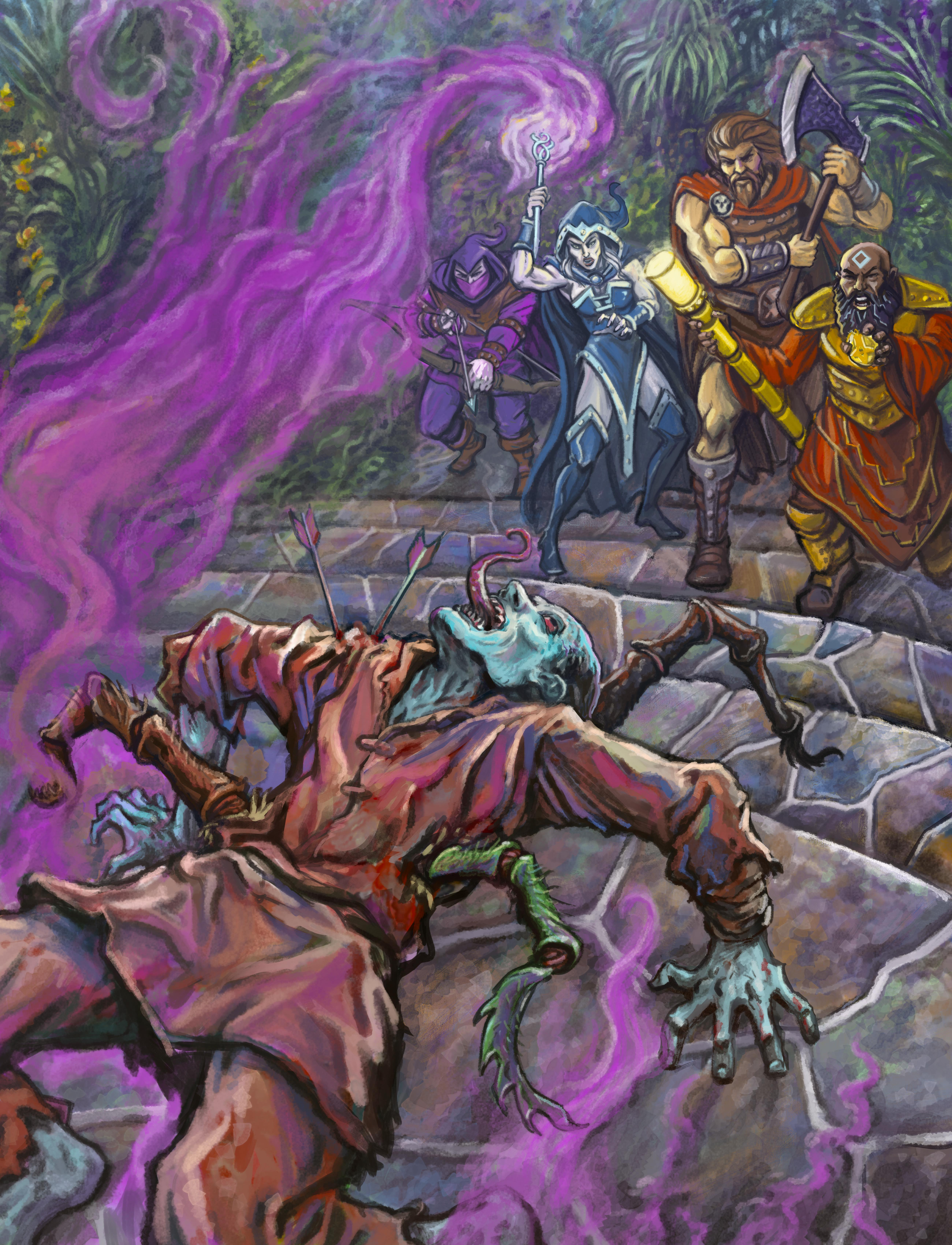 The Exorcist Awaits: a 3rd-5th DCC-Compatible Adventure Print and PDF