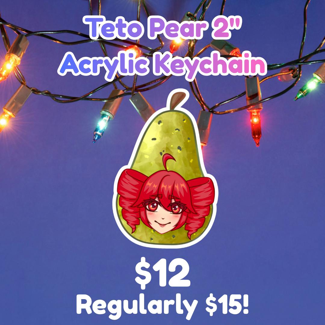Teto Pear (Pearto) 2" Keychain