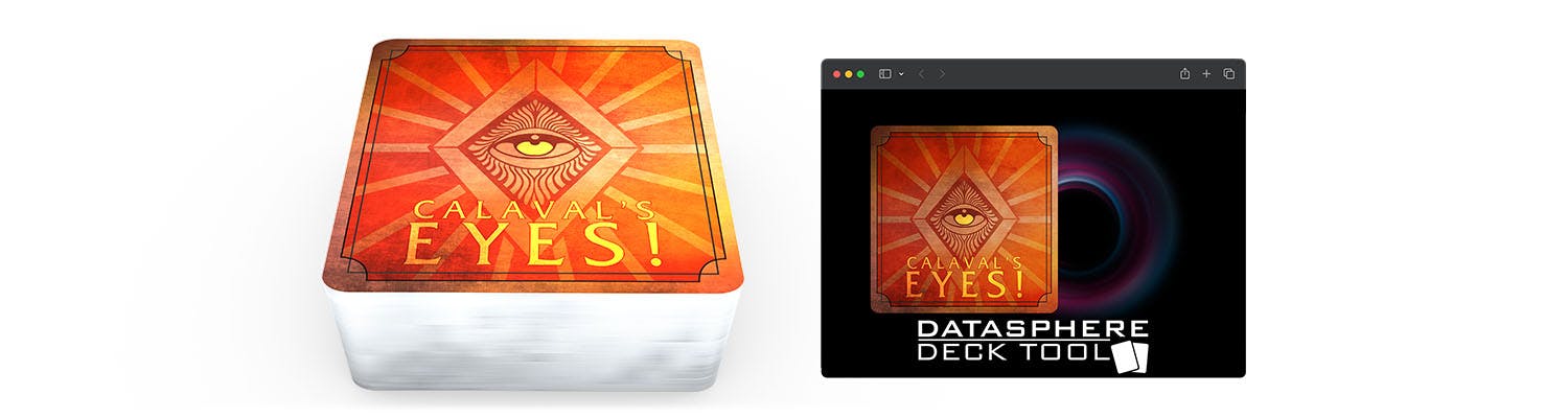 A Square card deck, in both print and digital.