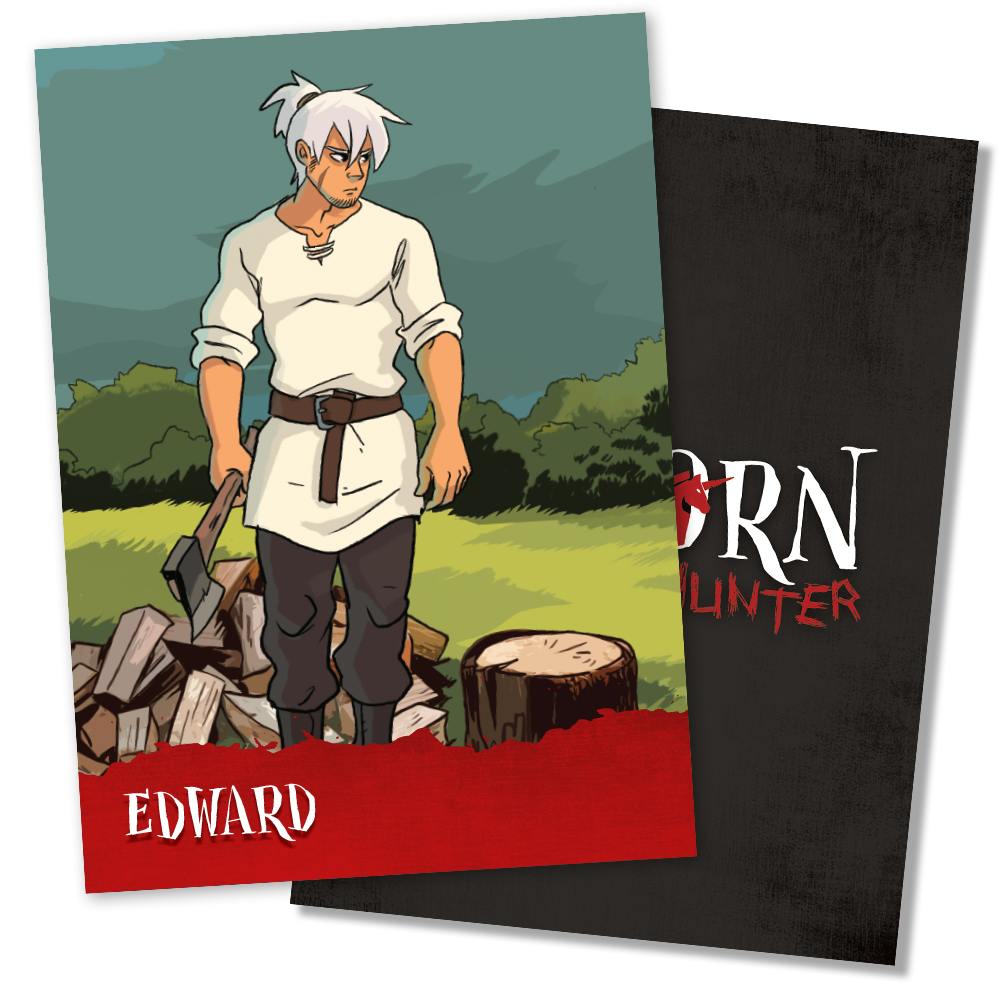 UVH Series: Edward Trading Card (Human Form)