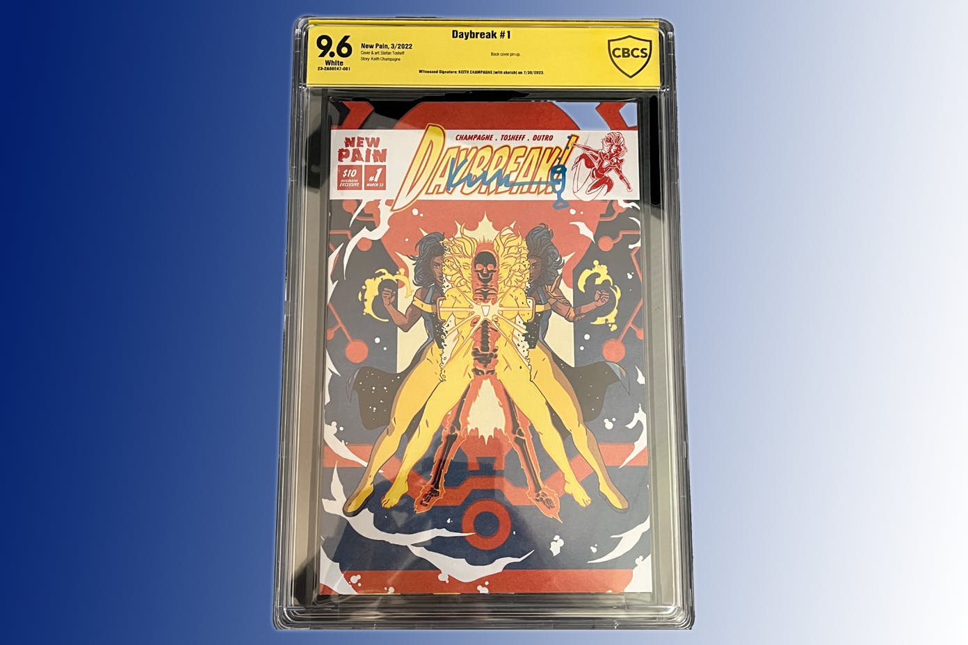 Daybreak! #1 CBCS 9.6 graded copy