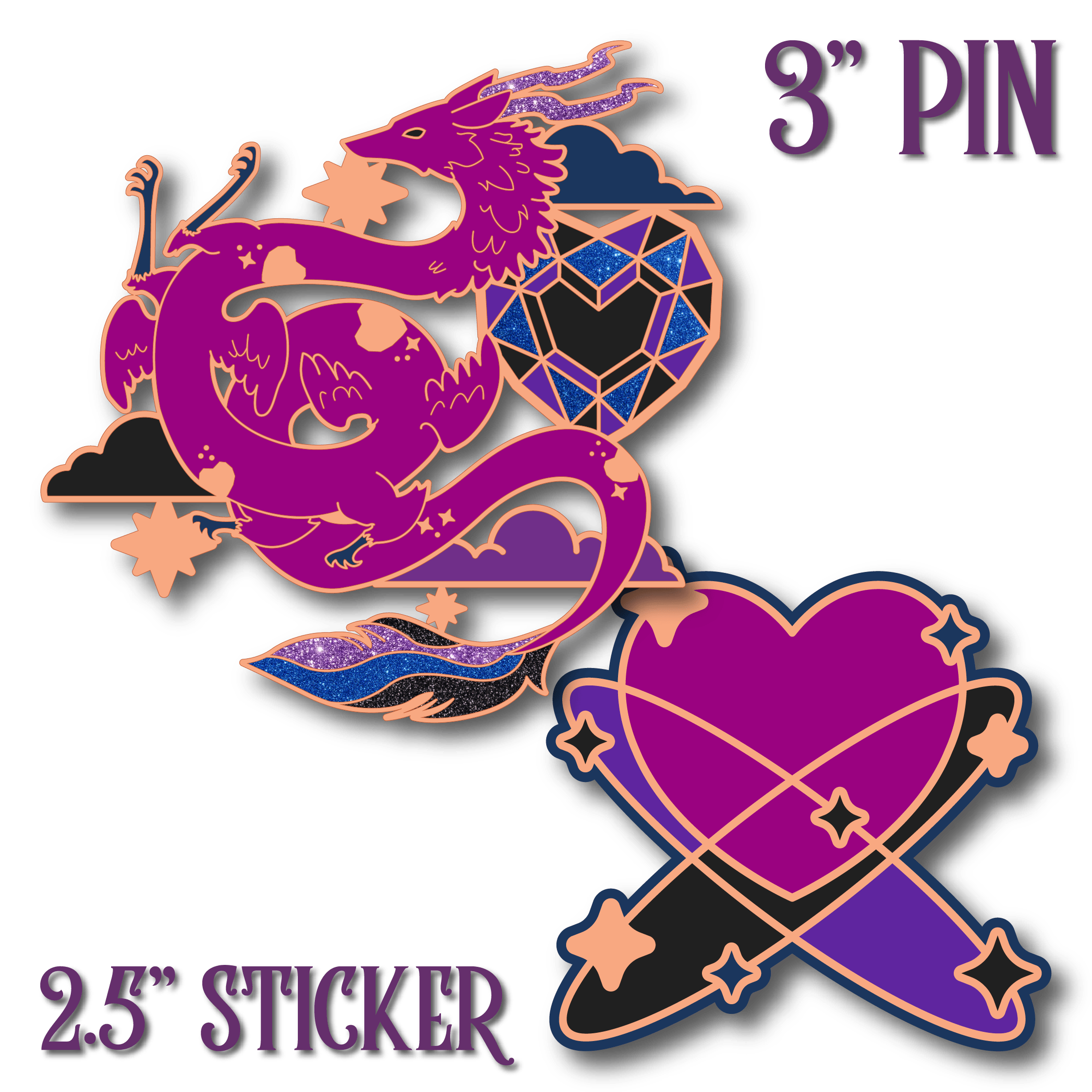 LIMITED Requiem 3" Pin & 2.5" Sticker