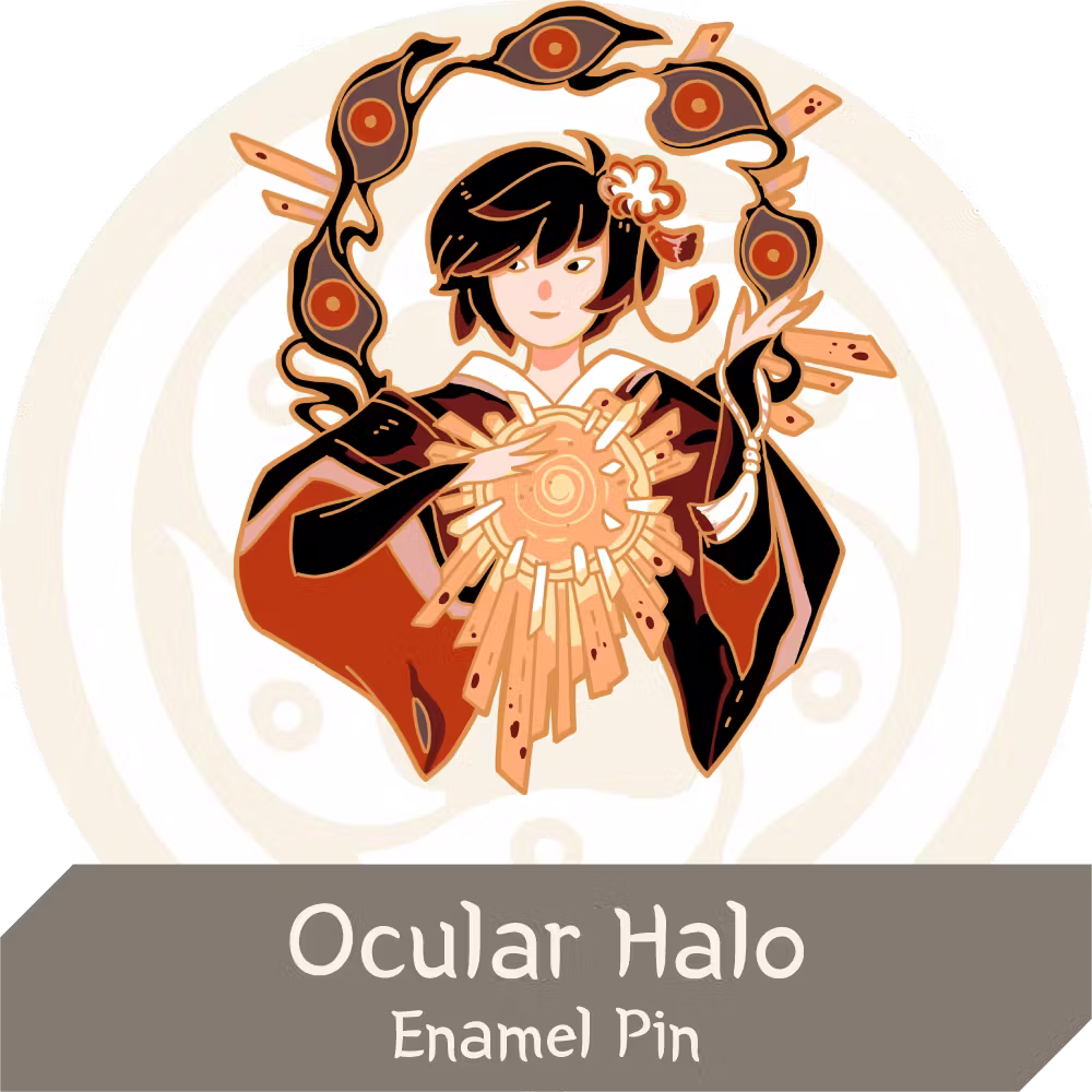 Enamel pin "Ocular Halo"