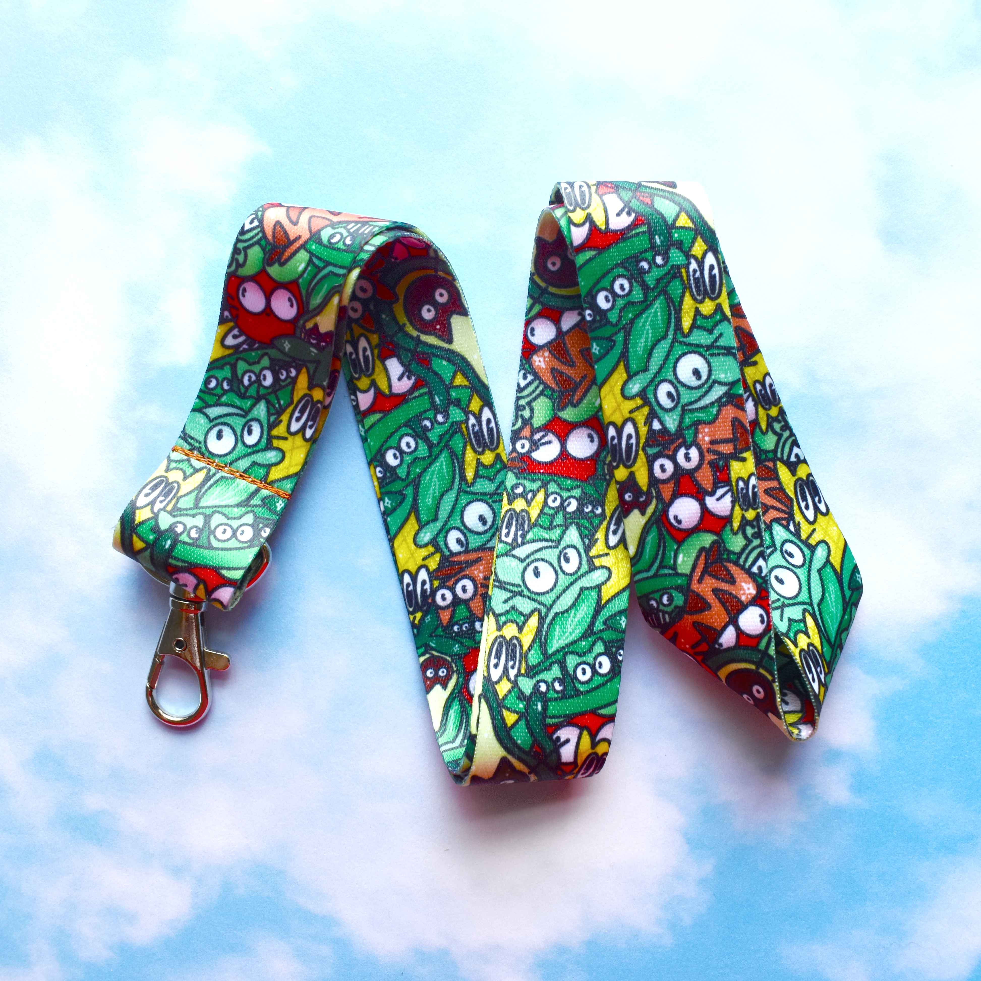 Veggie Cats Lanyard
