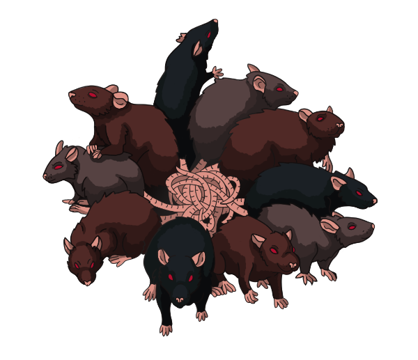 B GRADE - Rat king pin! 