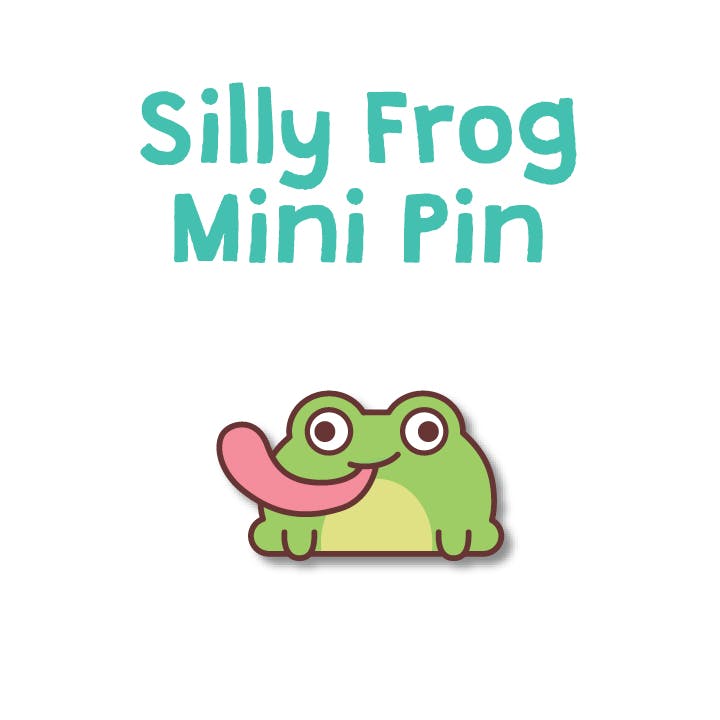 Silly Frog Pin