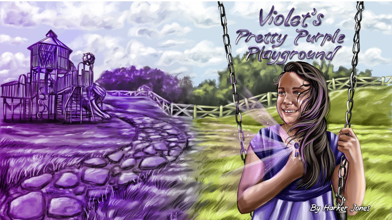 アート・デザイン・音楽 PURPLE BOOK #24 THE JEANETTE HAYES Violet's Pretty Purple Playground - BackerKit