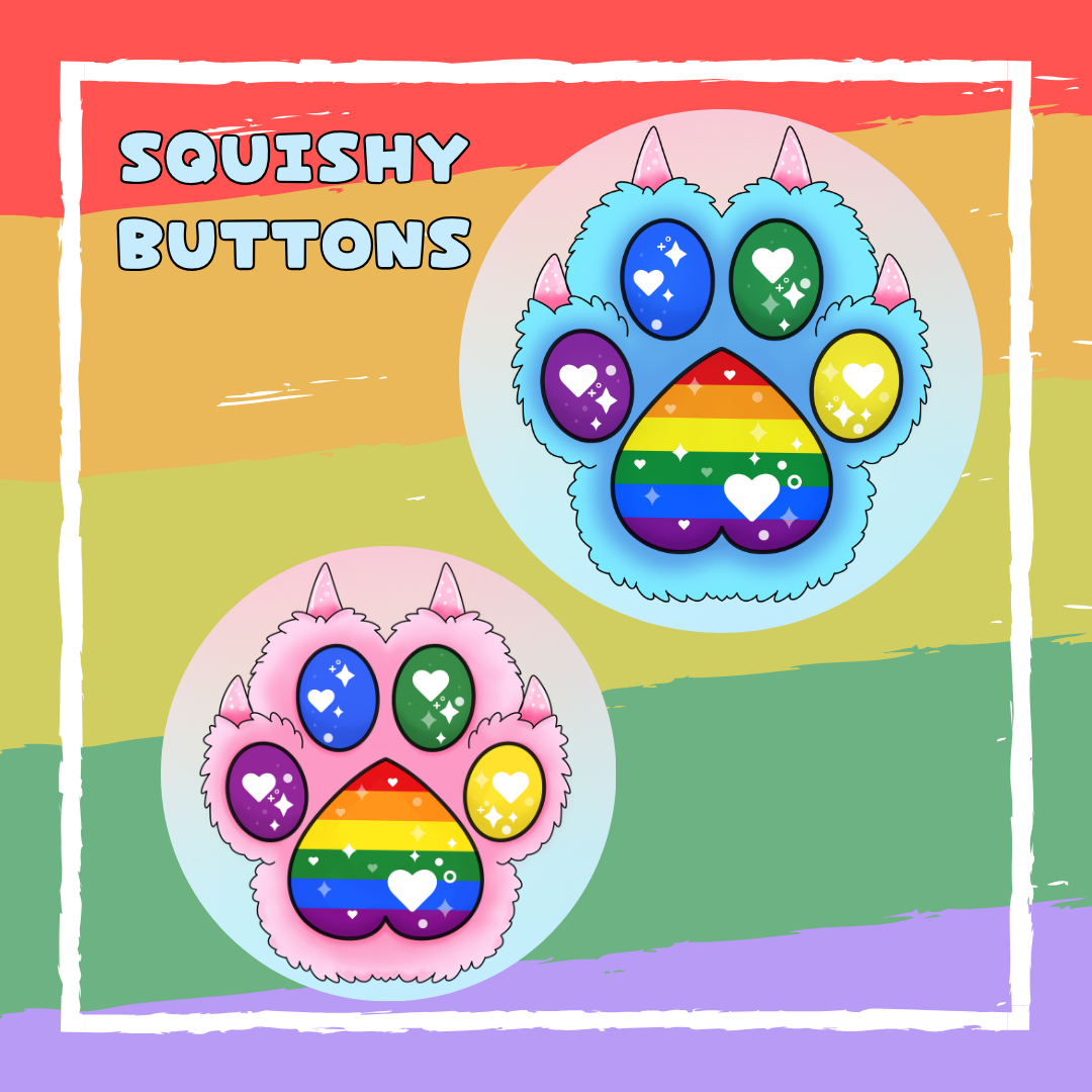 Squishy Paw Button