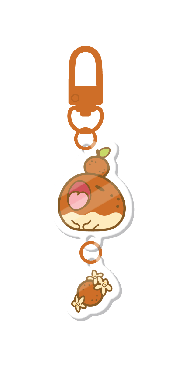 Fruit Frog Keychain