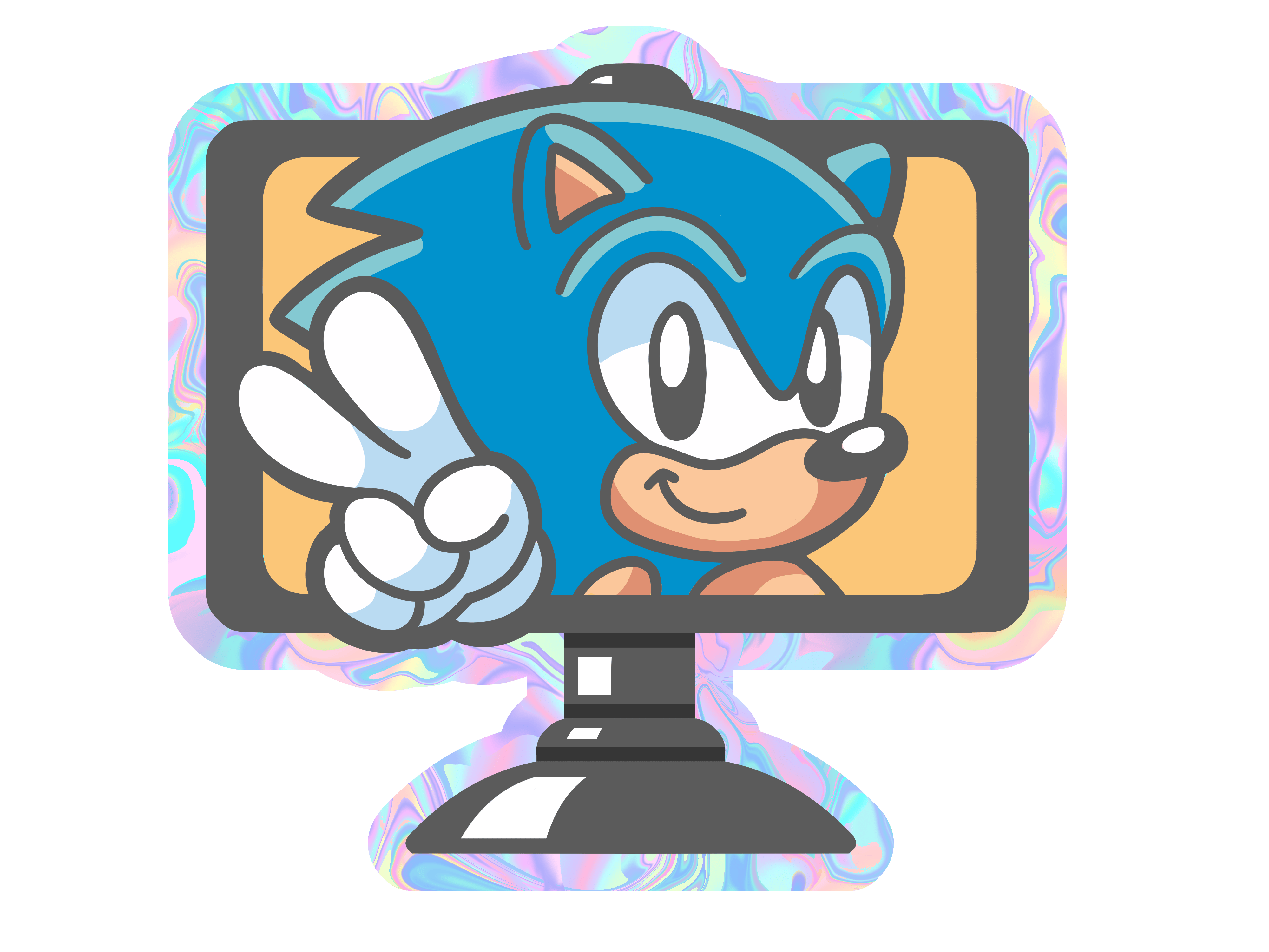 SONIC SIGNPOST STICKER