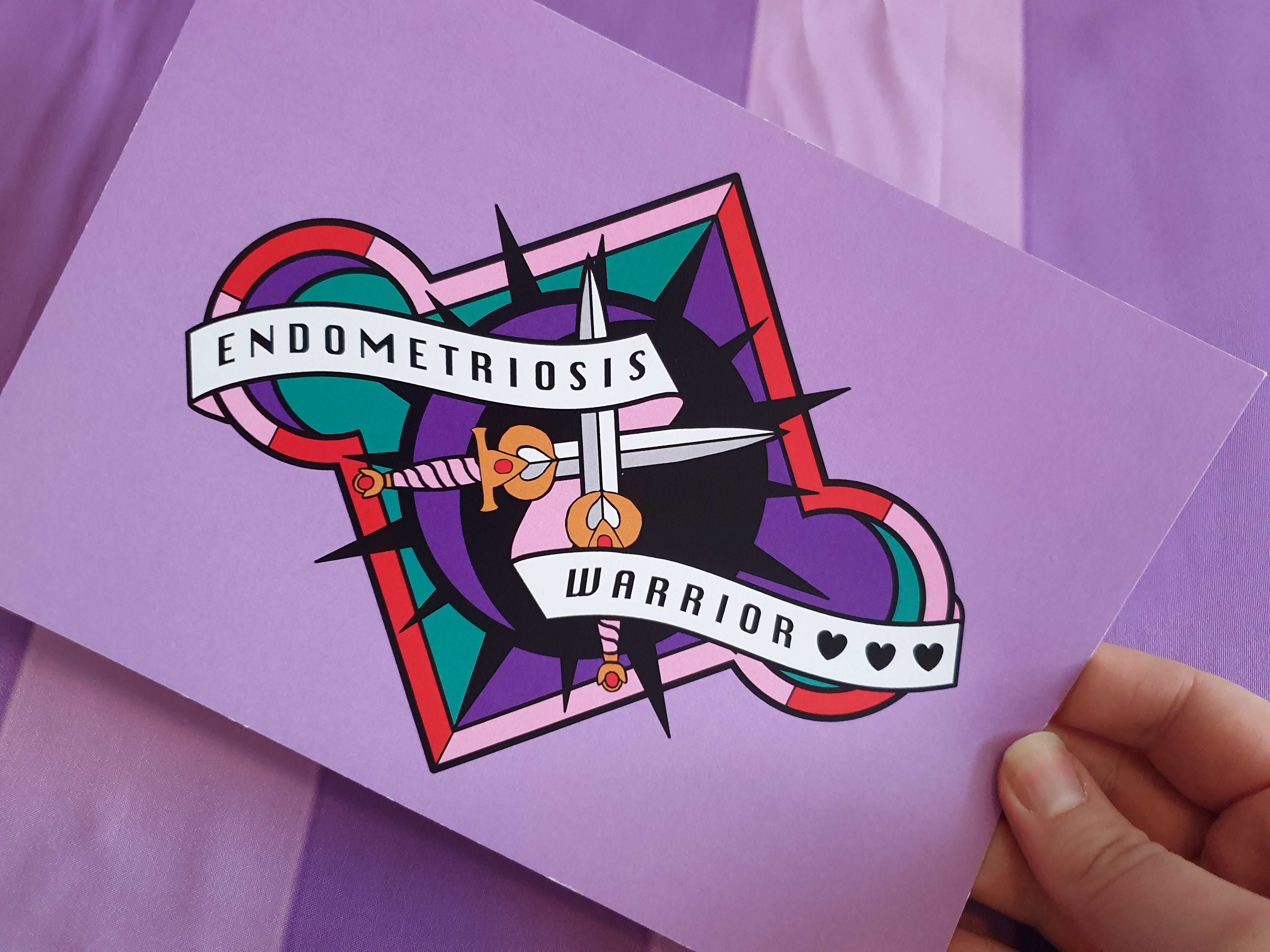 Endometriosis Warrior print