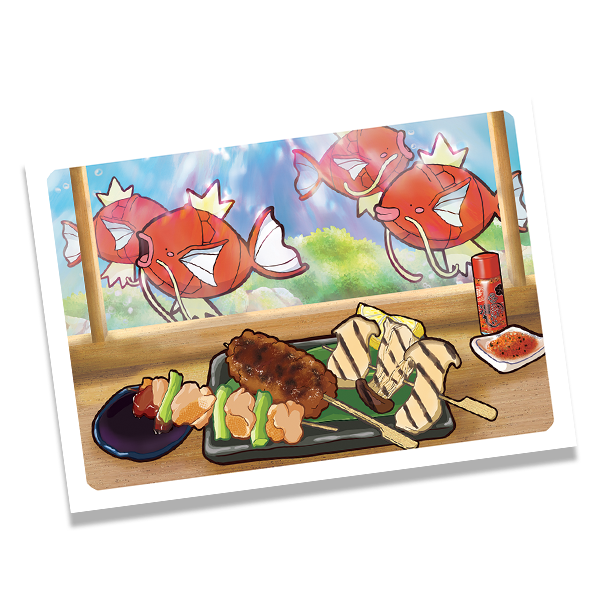 Restaurant aquarium mini print
