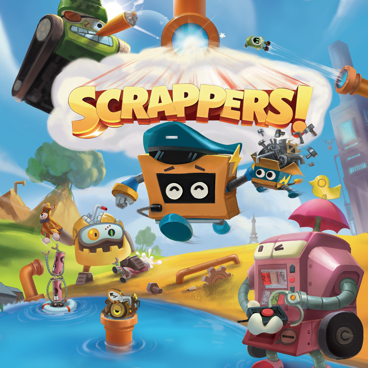 Scrappers! - A Colorfully Apocalyptic Strategy Game