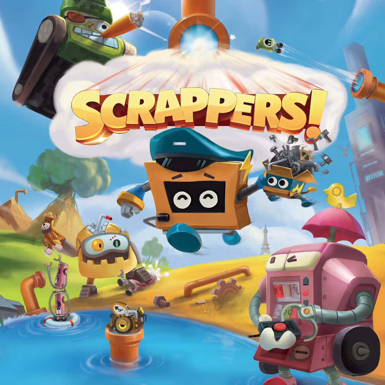 Scrappers! - A Colorfully Apocalyptic Strategy Game