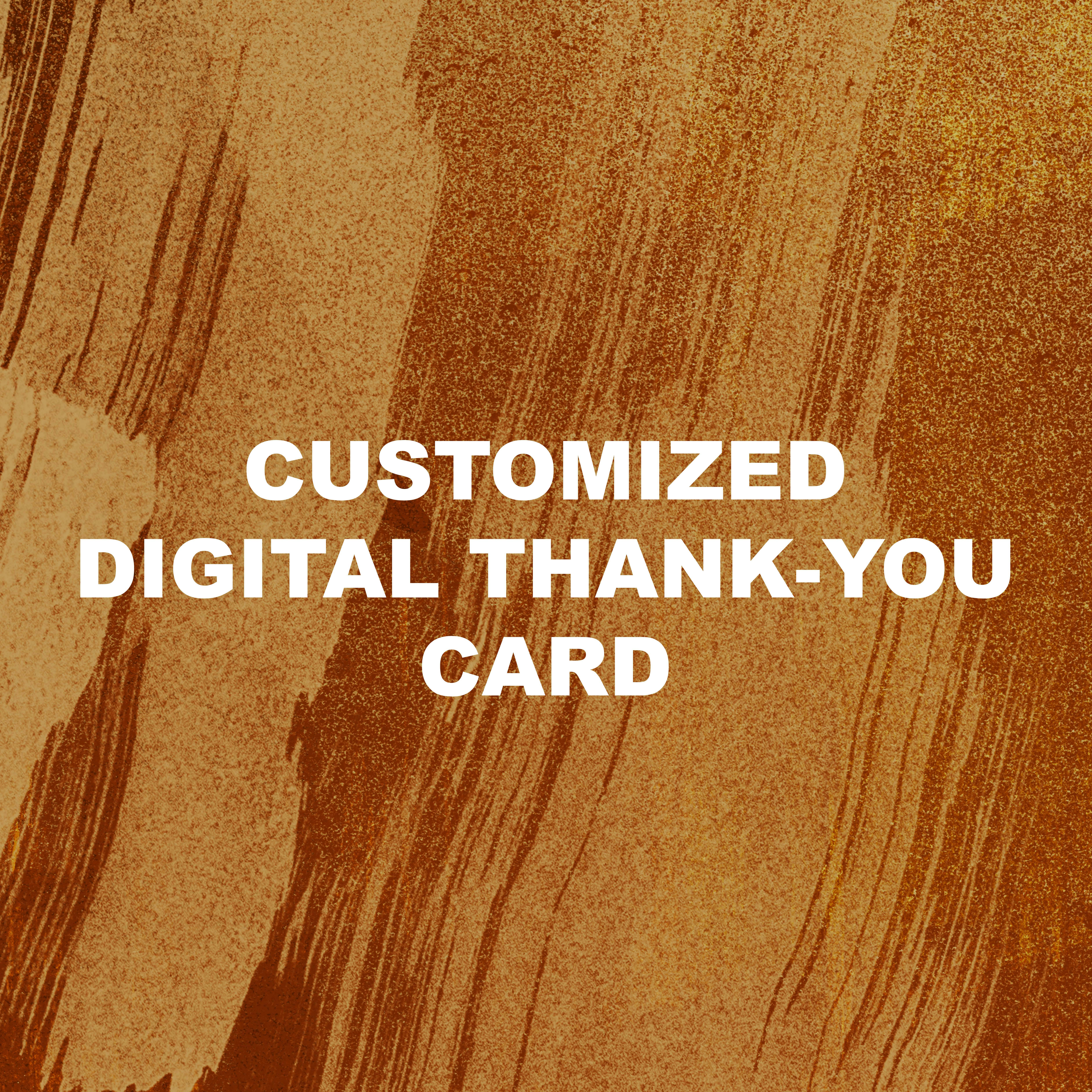 Customized Digital Thank-You Card