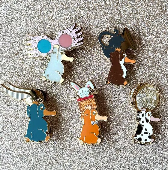Noodle Starter Enamel Pin Bundle 