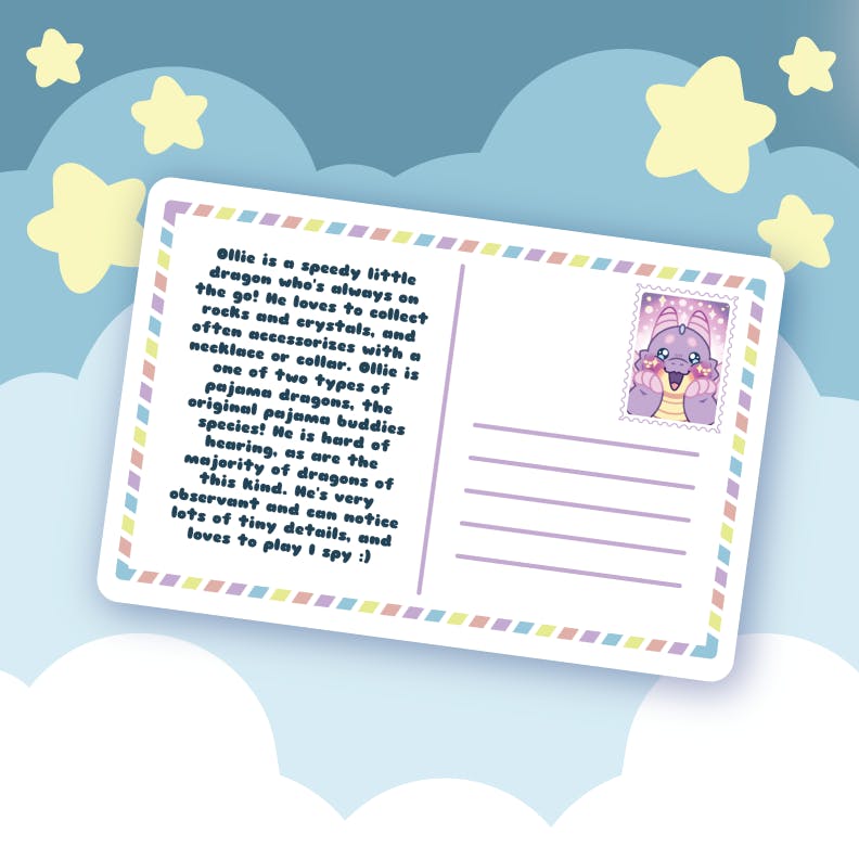 character postcard print!