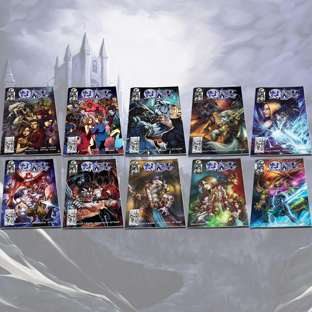 Night Wolf Standard Cover Print Collection