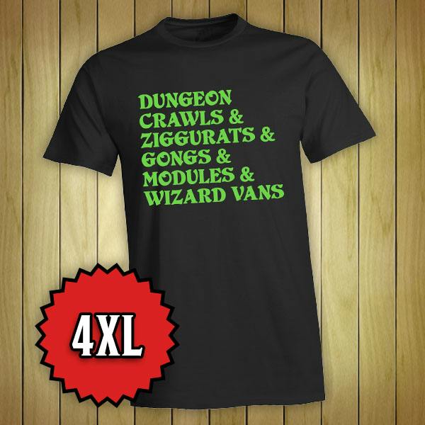 T-Shirt: Dungeon Crawls & Ziggurats & etc. (4XL)