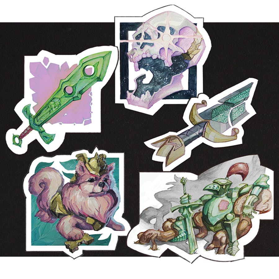 Quenshin Sticker Set