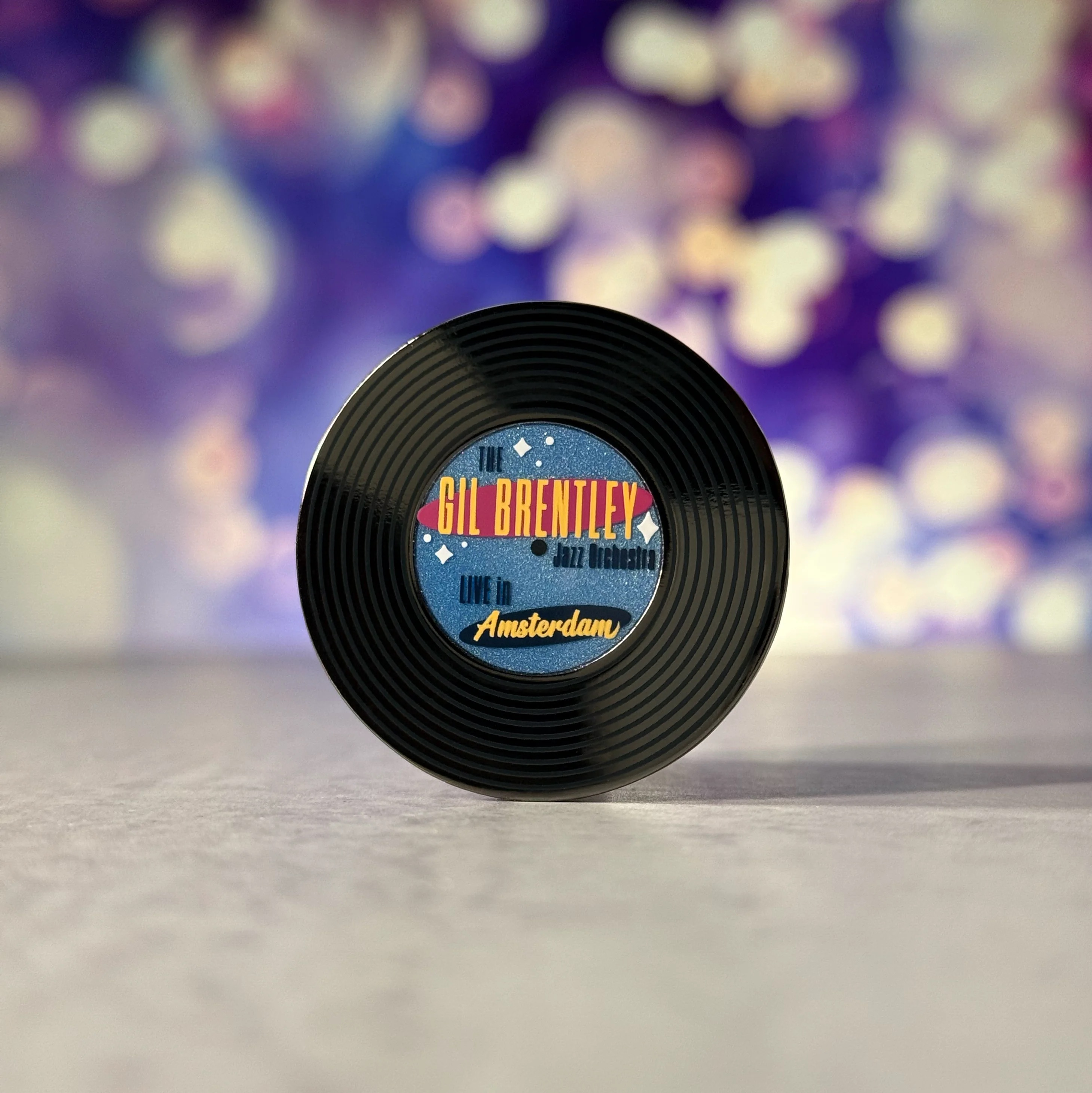 Gil Brentley Record Pin