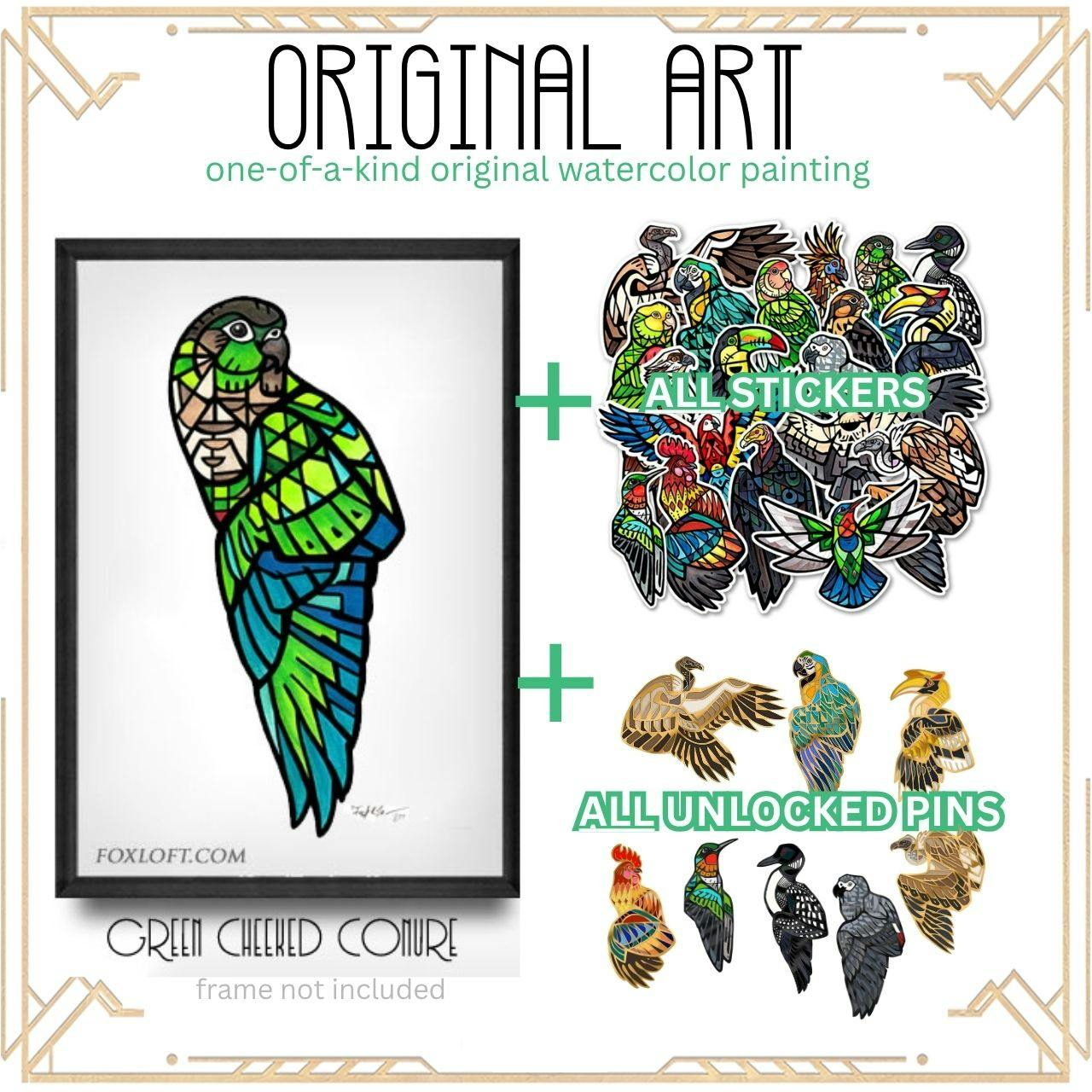 ★ Original Art: Conure ★