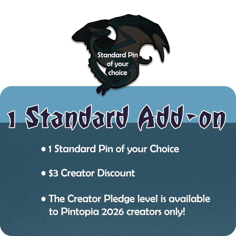 1 Standard Pin ($3 Creator Discount)