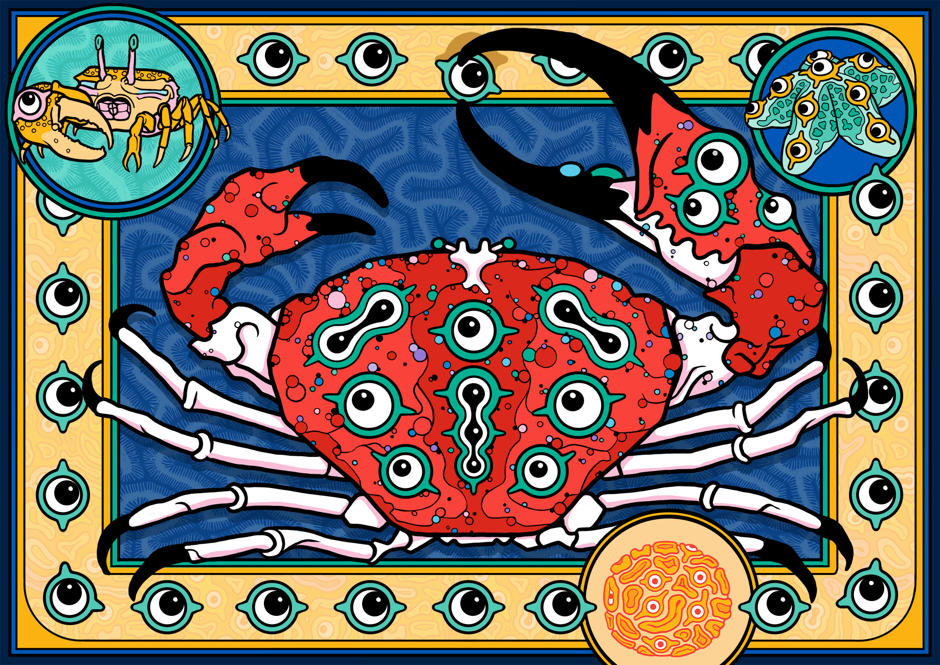 Crab print