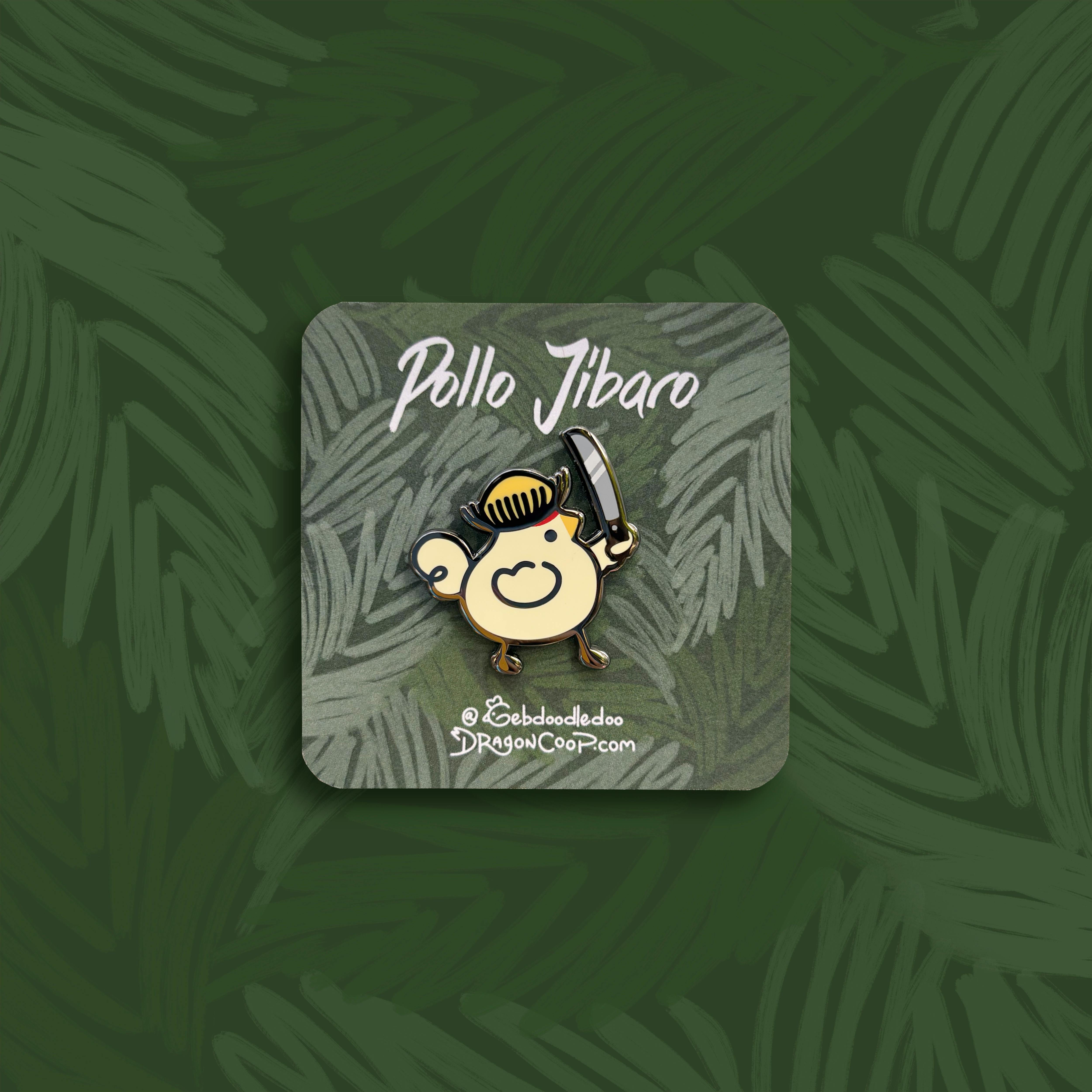 Jíbaro Chicken Enamel Pin