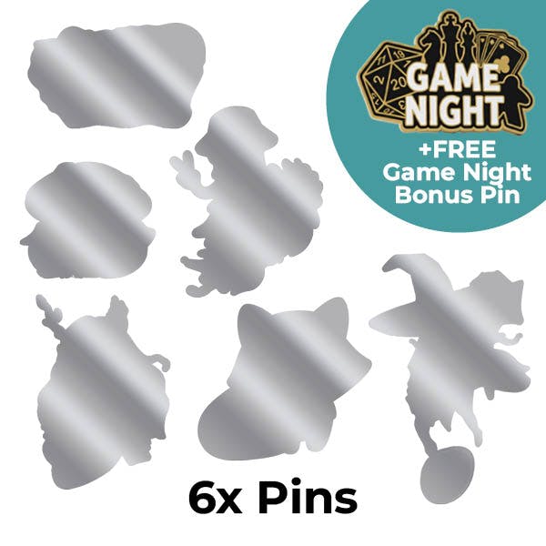 6 Enamel Pins + 1 Free Pin