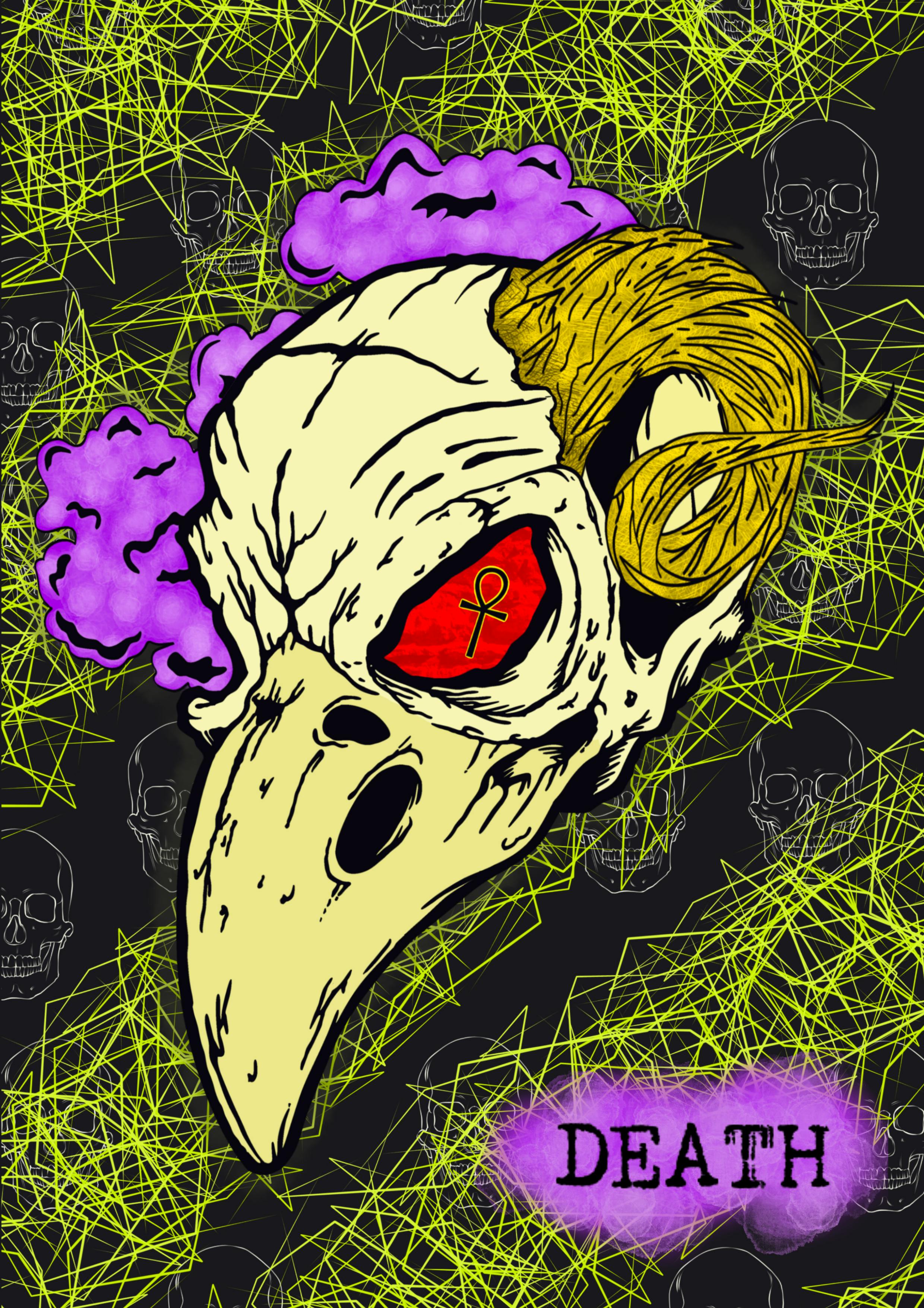 FOUR HORSEMEN (DEATH A4 PRINT)