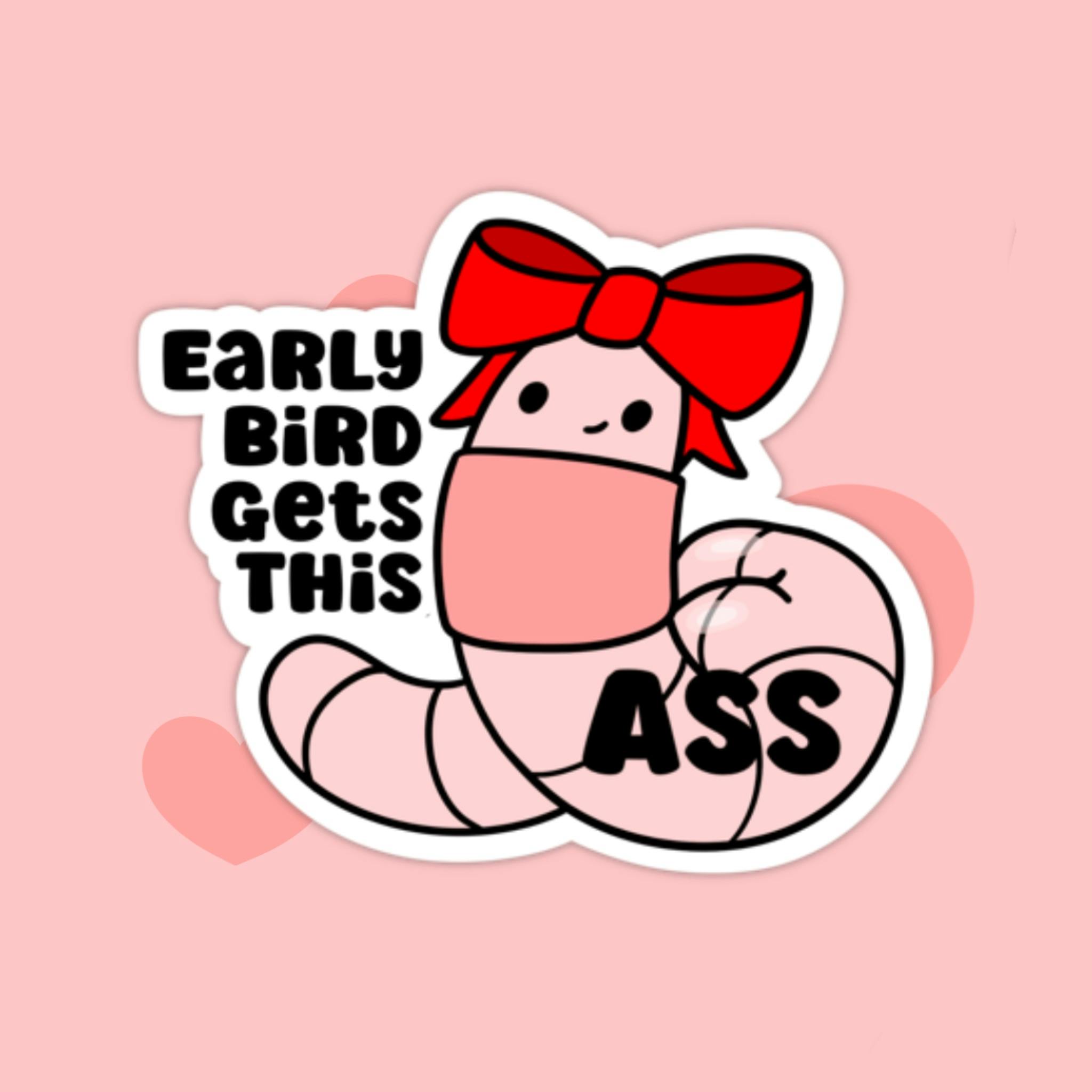 Early Bird Vinyl Sticker