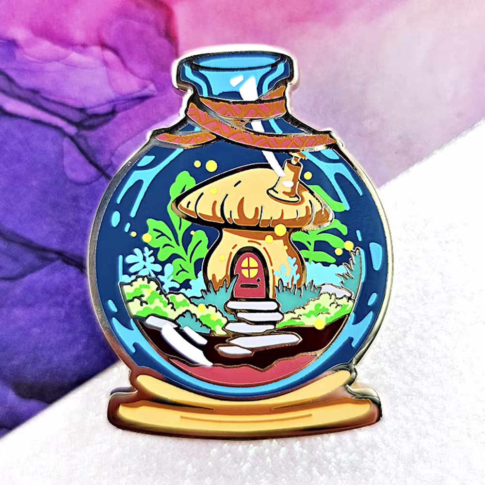 "Grotto Getaway" Enamel Pin