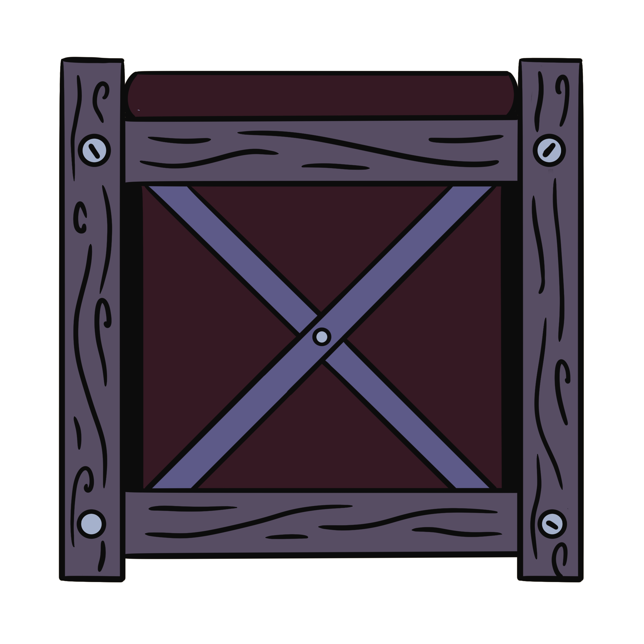 Plum Rustic Pot