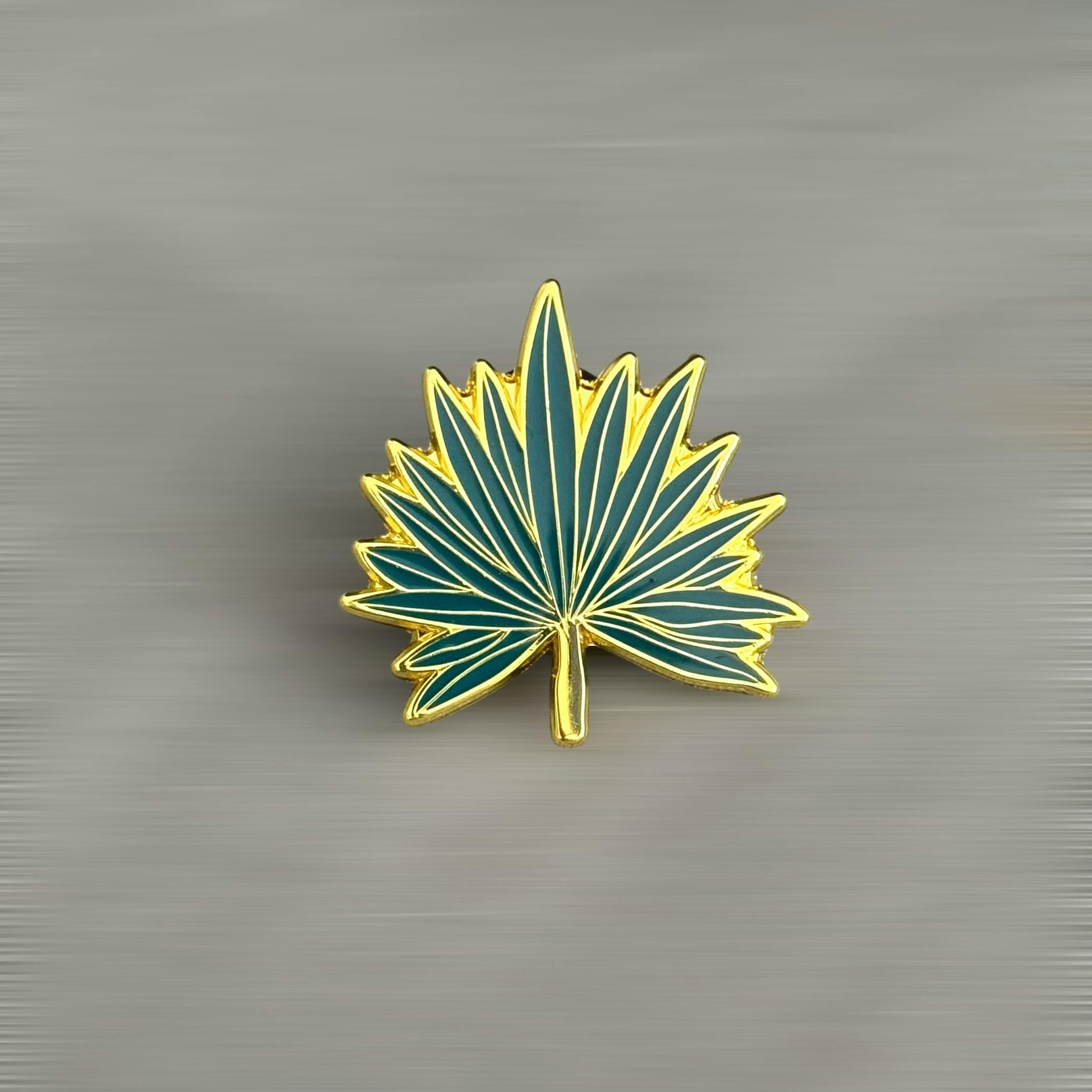 Fan Palm Leaf Pin