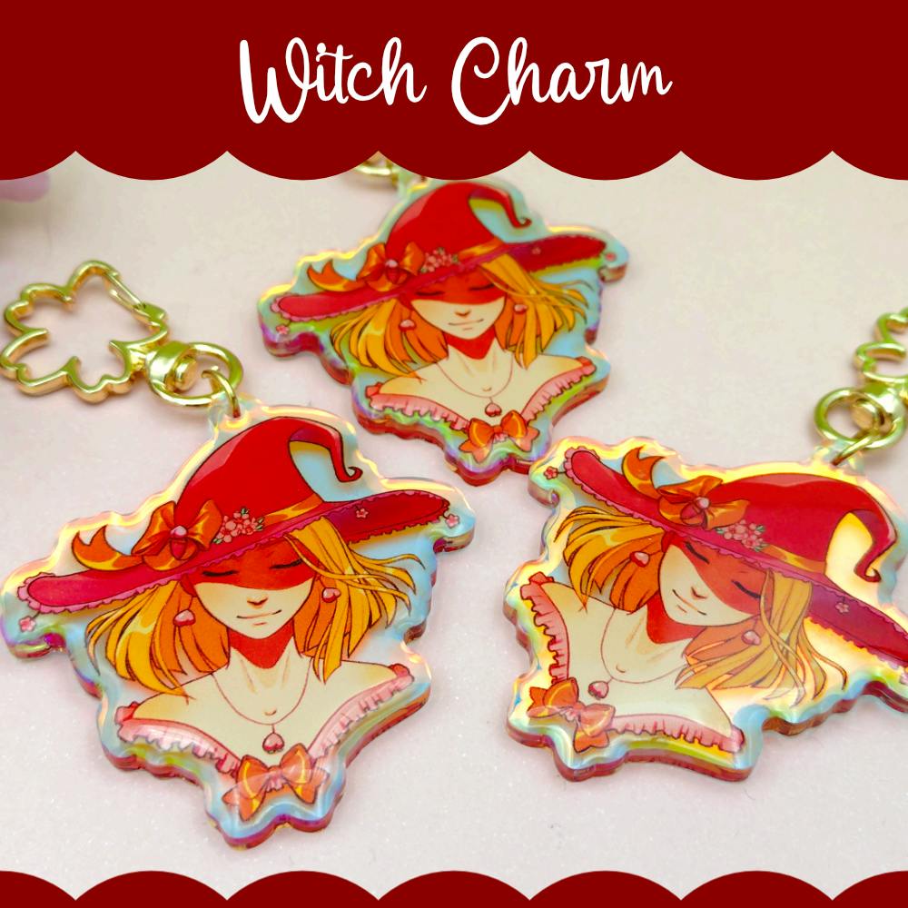 CLEARANCE: Peachy Witch Charm