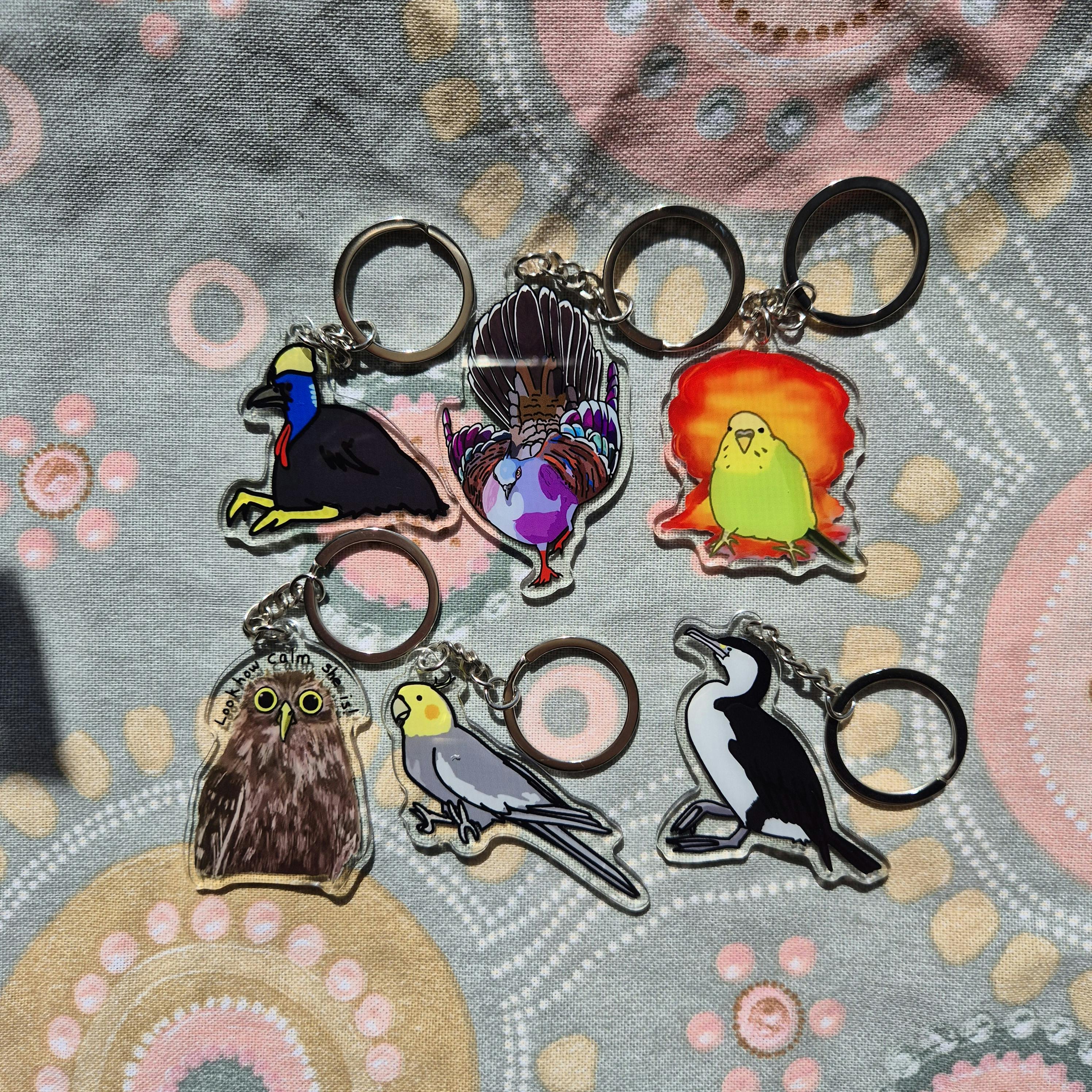 Three extra keychains!