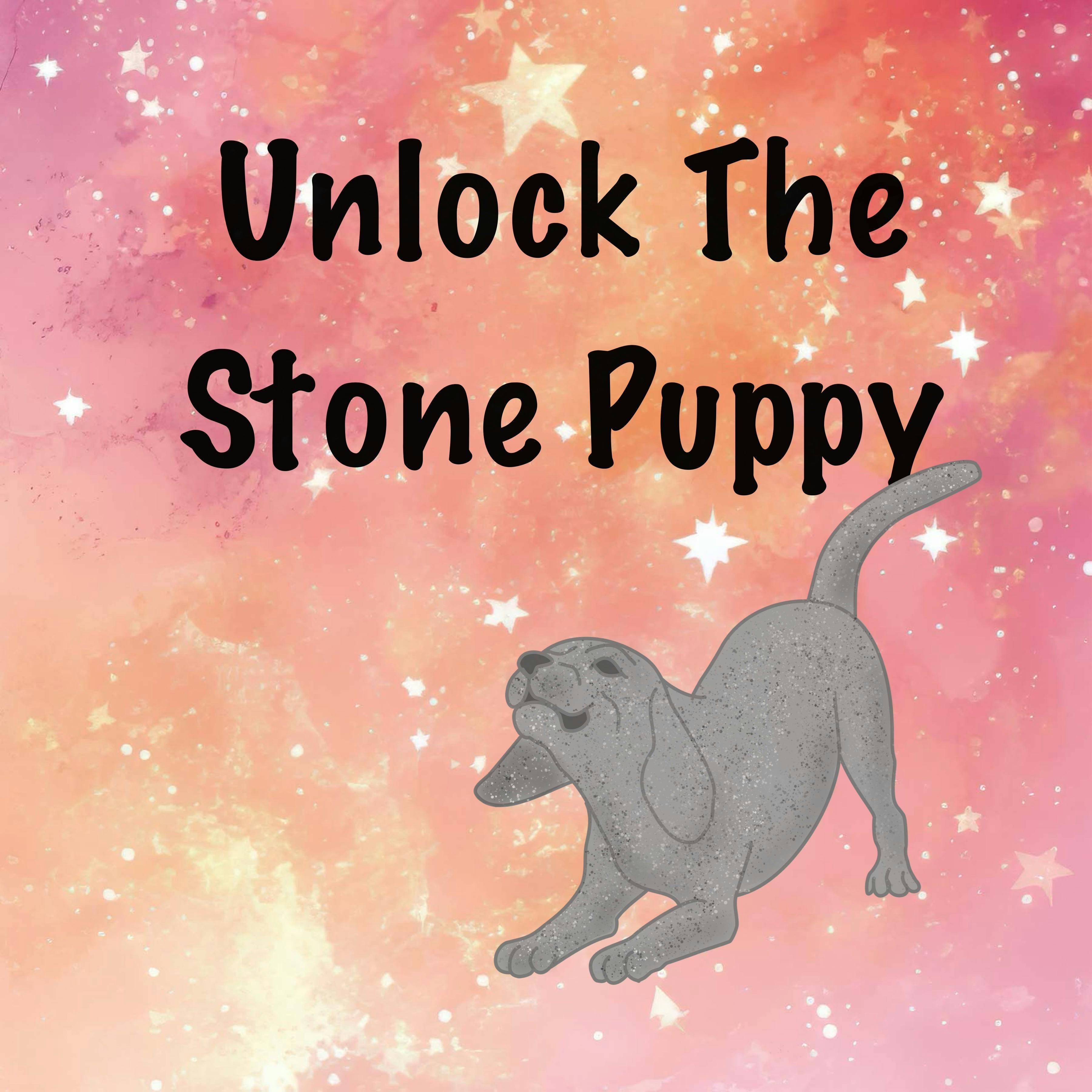 Fully back one design: Stone Puppy