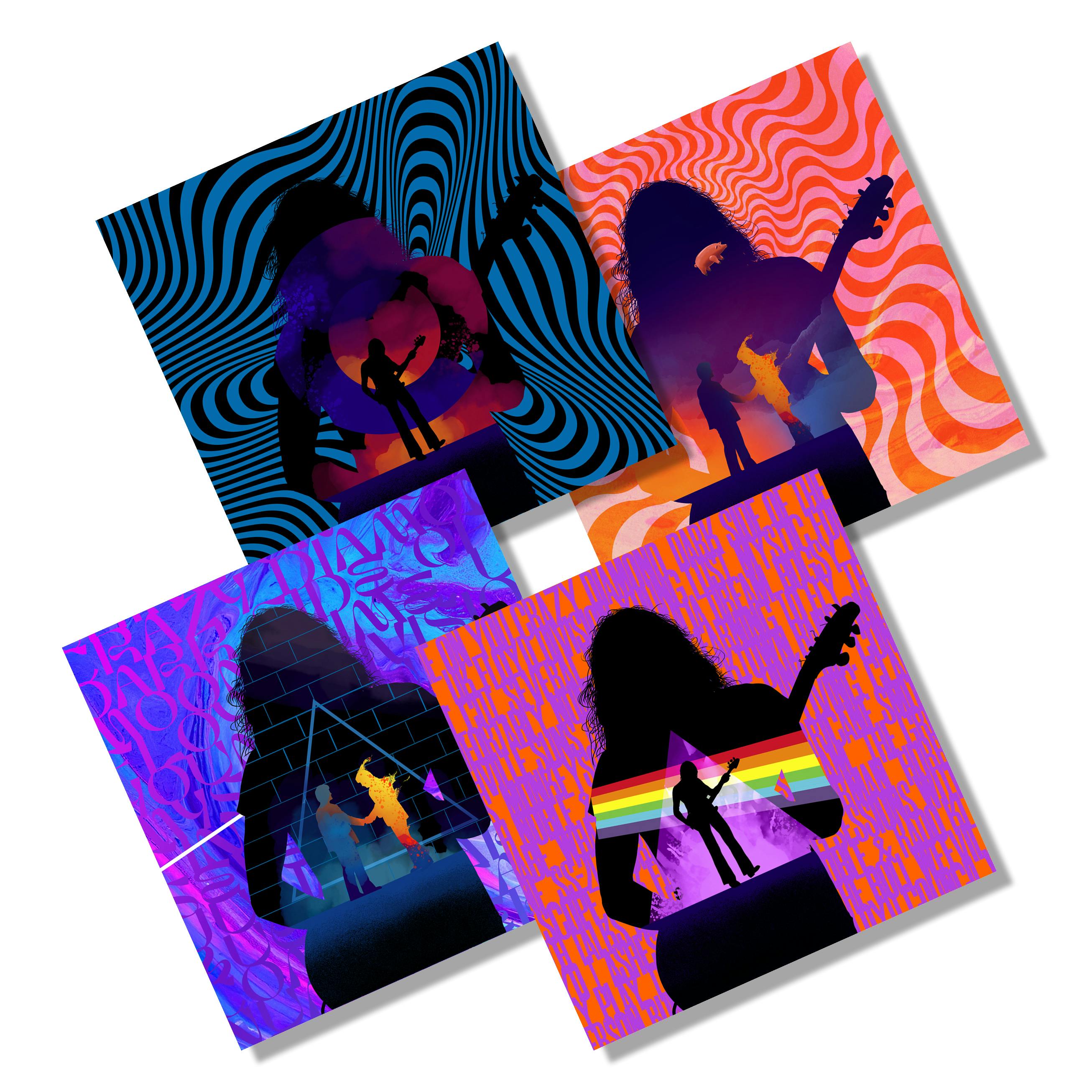 Pink Floyd Mixprint Poster