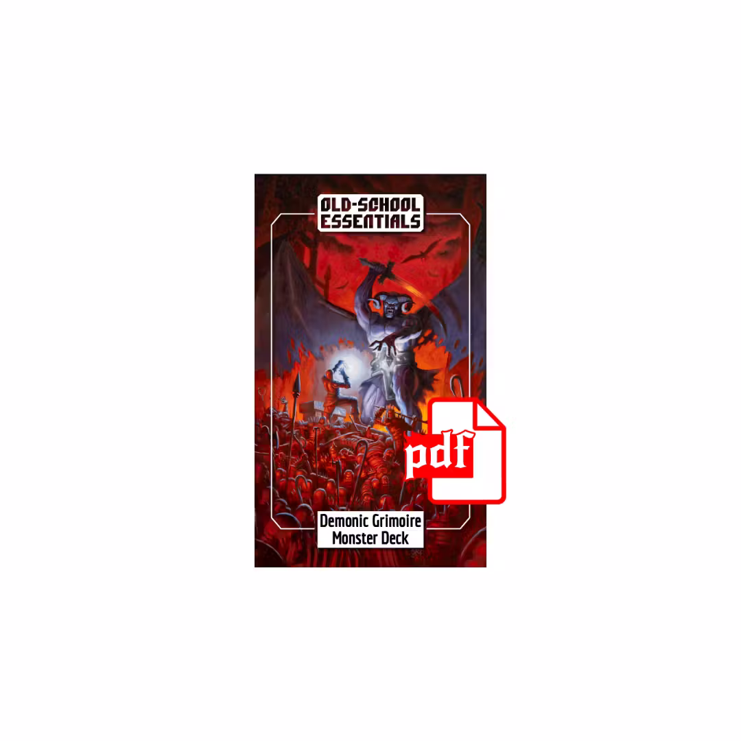 Demonic Grimoire Monster Deck - PDF Only