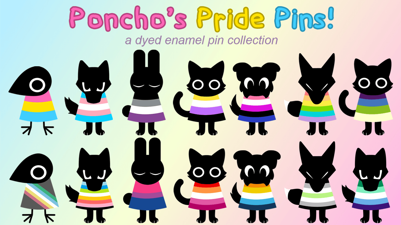 Poncho's Pride Pins